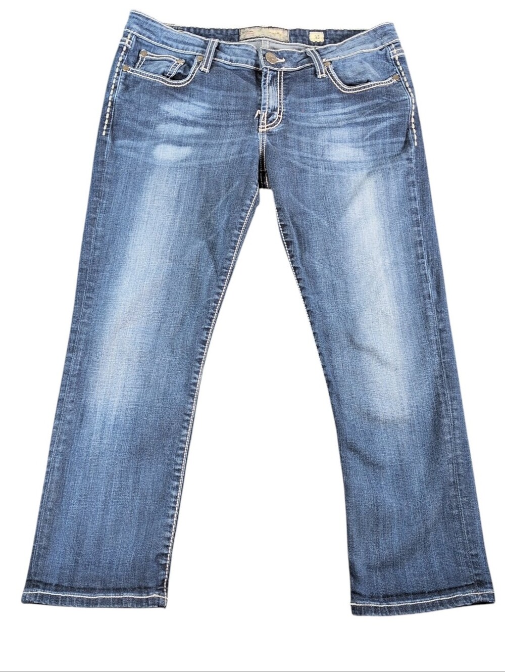 BKE Stella capri jeans Y2K Medium Wash Size 32